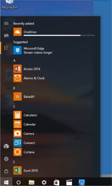 Microsoft рекламирует Edge в «Пуске» Windows 10