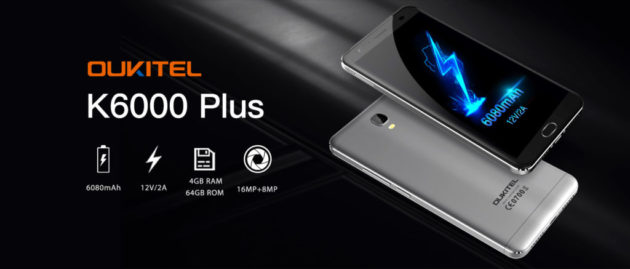 Сегодня смартфон Oukitel K6000 Plus можно приобрести всего за $169.99