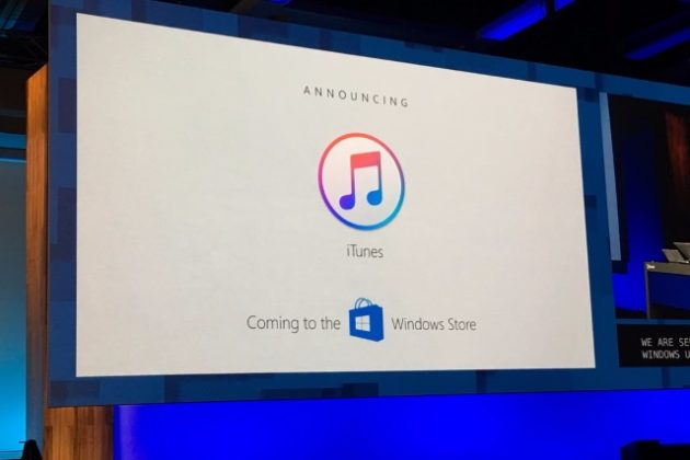 Apple iTunes появится в Windows 10 Store