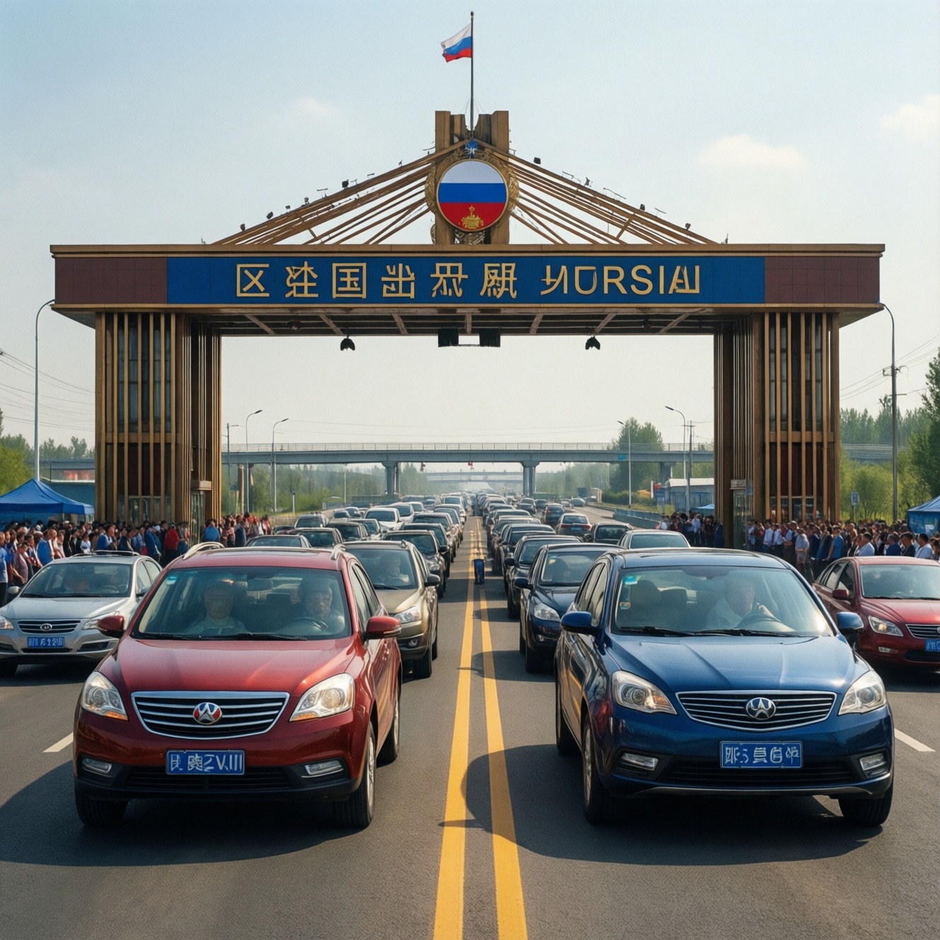 Поставки автомобилей из Китая в Россию через Суйфэньхэ выросли на 120%